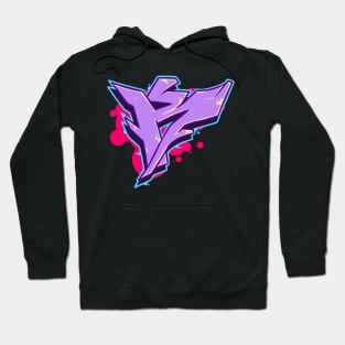 Letter K - Graffiti Street Art Style Hoodie